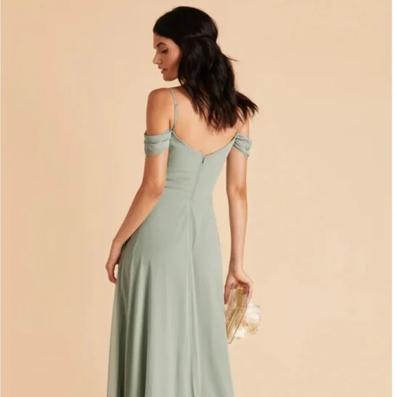 Birdy Grey Devin Convertible Dress in Chiffon Sage - Picture 2 of 4